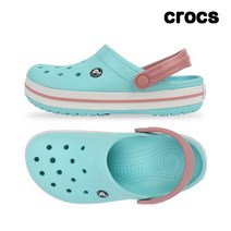 크록스 크록밴드 클로그 여성 샌들 아이스블루 207006-4S3G