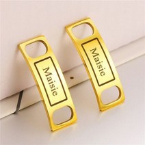 남자 사용자 지정 구두 버클 맞춤 새겨진 된 스테인레스 스틸 태그 이름 신발 여성 스 니 커 즈 부츠 쥬얼리