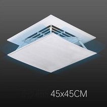 천장 환기구 용 조정 가능한 재사용 공기 디플렉터 홈 HVAC AC 및 레지스터 에어컨, [03] 45 x 45cm White