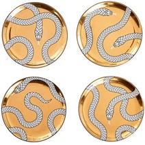 조나단 애들러 Jonathan Adler Eden Coasters 인테리어 장식, Gold