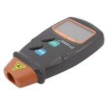 Digital Tachometer Rpm Meter Non-Contact 2.5Rpm-99999Rpm Lcd Display Speed Dt2234c Tester, 01 브라운