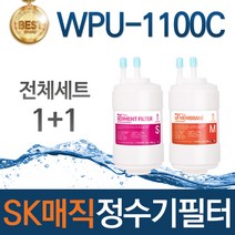 SK매직 WPU-1100C 고품질 정수기 필터 호환 전체세트, 선택02_1년관리세트(3 1=4개)