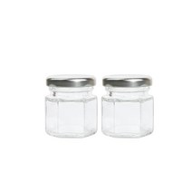 가인글로벌 육각쨈45ml [1개 골드캡] 미니유리병 잼병, 1개, 45ml