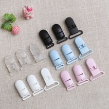 짱패브릭 (10개)플라스틱멜빵집게 클립-3size, 20mm연핑크, 10개