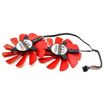 그래픽카드 팬 수리 부품 85mm fdc10u12s9 c 0 45amp 4pin 쿨러 교체 xfx rx 560d rx 570 rx 580 rx vega 그래픽 비디오 카드 냉각