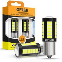 Oprah2x 12V 24V Canbus 1156 BAU15S BA15S P21W BAY15D 1157 LED 33pcs 5630 SMD 7440 W21W T20 자동 트럭 후방, 1156 BAU15S PY21W+12V80V+Red