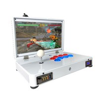 가정용 오락기 접이식 휴대용 철권 동물철권 격투게임, WIFI 3D 달빛(10000게임)64G충전식