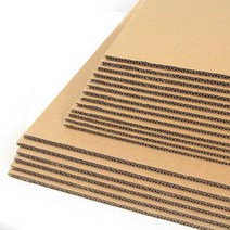 평판골지 골판지 두꺼운 DIY 판지 수제 공예 5 3 7mm, 3겹(타일)(두께4mm)1mX1m(10장)