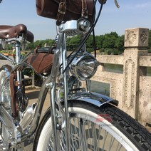 여성자전거 자전거추천클래식 비치 크루저 로얄 자전거 하이 클래스 듀얼 서스펜션 패션 고귀한 빈티지 페, 02 26 inh