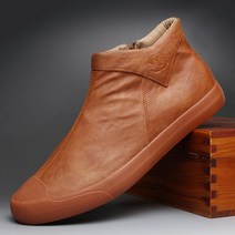 폴라도레 겨울 남성 워커 신발 앵글슈즈 키높이수제화 방한부츠