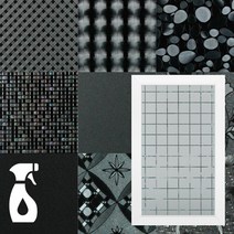 창문필름4M 사생활보호 아파트썬팅 햇빛차단 시선 썬팅지 스티커, 창문필름 미니스퀘어 4M