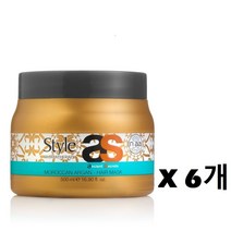이스라엘 손상모 복구 대용량 모로칸 아르간 헤어팩 500ml 6개 총 3000ml 현대백화점, 6개입