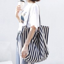 더퍼플 여자 스트라이프 데일리 에코백 캐쥬얼 숄더백 외출crossbody bag 숄더백 미니백 크로스백 핸드백 여성가방 여성숄더백 버킷백 여성핸드백 여성크로스백 여성토트백 미니크로스백 여성미니크로스백 에코백 쇼퍼백