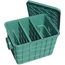 오수받이 우수받이 유수 분리기 pe 배수조 배관 원형, 블랙450매몰45X35X30