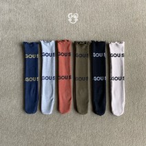 고유 고무줄니삭스 6칼라