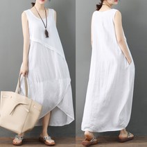 도니와 여성 라운드넥 나시원피스 데일리룩 레이어드원피스 여름원피스 편한원피스 튤립원피스 롱원피스 리조트룩 홈드레스 편한원피스 기본원피스 민소매원피스 끈원피스 데일리룩 빅사이즈원피스