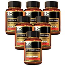 고헬씨(Go Healthy) 고헬씨 셀레늄 150mcg 120 베지캡슐 X 6개, 720캡슐, 1세트