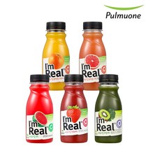 풀무원 아임리얼 6개 골라담기 3병씩 수박 케익키위 스트로베리 오렌지 자몽, 아임리얼 순수착즙 자몽 (190ml), 아임리얼 수박 (190ml)x3