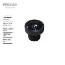 방수 렌즈 IP68 M8 마운트 5MP 1.5mm Fisheye 200 학위 F2.0 낚시 카메라 자동차 대 한 1/3 "650nm IR, 한개옵션0, 1개