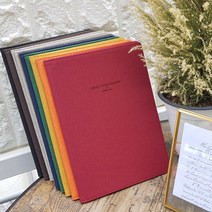 일상한조각 a5바인더 바인더 리갈패드바인더 10컬러, 레드