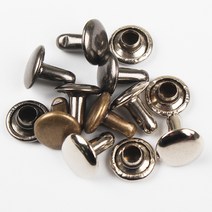 청바지단추 도트 돗또 치는딱단추 스프링스냅, 가시메6mm-흑니켈(50P)