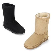 ELCANTO 인텐스 여성 스웨이드 퍼 부츠 2cm LCWA14I34V 292073