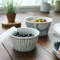 오반자이 아야토리 렌지용 일본 도자기 찬통, [소1p], 1개