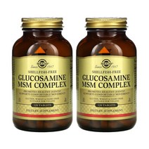 솔가 글루코사민 MSM 컴플렉스 120정 2개 세트 비타민C