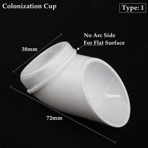 온실 하우스 5pcs diy 정원 발코니 딸기 심기 화분 냄비 농장 수직 수경 재배 시스템 pp 식민지 컵, 컵 노 아크