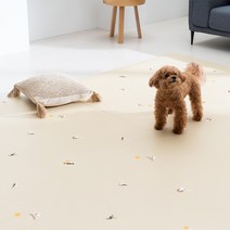 포포 강아지매트 애견 미끄럼방지 롤 매트 9mm, 퍼피베이지