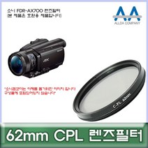 쇼프리스 62mm CPL FDR-AX700 소니 전용 카메라 5W5051EC, 본상품