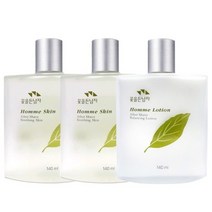 꽃을든남자 옴므 스킨 로션 140ml 선택3개 이모션 기초화장품, 1세트, 로션 140ml x 2개 + 스킨 140ml 1개