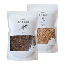 더하다 볶은 결명자보리차 SET 깨끗이 세척하고 증숙하여 볶아낸 결명자 500g 보리 500g 세트 국산 국내산 침출차, 볶은 결명자 500g + 볶은 보리 500g