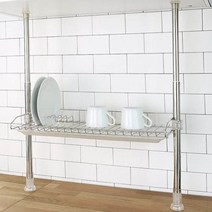 기타 브랜드 봉고정 기둥식 1단 식기건조대 600mm