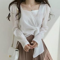 주디앤 여성 에이미 여밈 블라우스