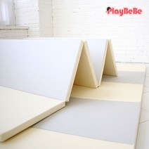 플레이베베 놀이방 폴더매트 레체그레이 5단 (120x200)
