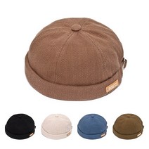 커먼하우스 위빙 패턴 무지 와치캡 챙없는모자 레옹모자 남녀공용