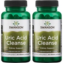 스완슨 요산 클렌스 영양제 60베지캡슐 2팩