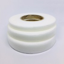 원단 안감 양면 심지 접착테이프 화이트 고정 부직포 패치워크 봉재, 화이트1cm