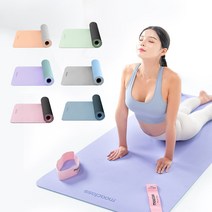 모아클래스 논슬립 특화 TPE 와이드 요가매트 8mm, 핑크