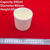 200ml 300ml 600ml 알루미나 도가니 99% Al2O3 세라믹 과학적 분석 미세 제련 도가니, 01 300ml 80x80mm 1pcs