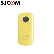 SJCAM C100 / C100Plus 미니 엄지 카메라 1080P30FPS / 2K30FPS H.265 12MP 2.4G WiFi 30M 방수 케이스 액션 스포츠 DV 캠코더, 노란색, C100 표준