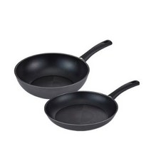 해피콜 몬드 다이아몬드 프라이팬 IH 2종 세트, 프라이팬24cm+궁중팬24cm, 블루블랙, 7세트