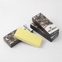 SPONGE 저자극 블럭 스펀지 때타월 3개 세트 옐로우 17x6.5x3cm
