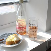 카페 하이볼 위스키 인쇄 레터링 투명 에이드 물컵 글라스 감성 롱 유리컵 400ml 1p, 단품