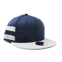 NEW ERA(뉴에라) 캡 9FIFTY 헤더 스트라이프 스냅백 NAVY SHADOW HEATHERGREY