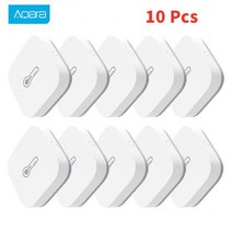 스마트온습도계 온도기록계 Aqara 온도 센서 스마트 공기압 습도 환경 센서 스마트 제어 zigbee smart home for xiaomi mi home app, 10개