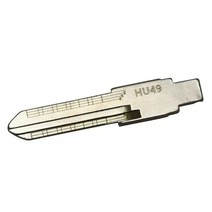 리니어스케일 Scale Shear Teeth 빈 키 HU49 For Old Santana NO.01 조각 라인 Key Blank B4/Jetta[10pcs], 한개옵션0