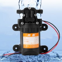 엔진양수기 내구성 DC 12 V 70PSI 3.5L/Min 농업 전기 워터 펌프 블랙 마이크로 고압 다이어프램 스프레이, 한개옵션0