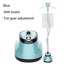 DMWD 2000W 핸드헬드 의류 스티머 조절식 스팀 수직 다림질 기계 옷 드라이 클리닝 브러시 다리미 EU 미국 플러그, [04] Blue with board